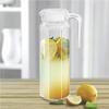 1100 ML Glass jug Pitcher with lid iced Tea Pitcher Water jug hot Cold Water ice Tea, Milk and Juice Beverage Carafes 1.1 LTR, Set of (1) view 2