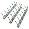 QUISTAL 6 Pin Duck Hook Pack of 3 - Premium Dual Edges Hook for Hanging Clothes, Towel, Keys and Robe Hook Rail Wall, Door, Bedroom, Bathroom Steel Hook (Silver) (3) view 1