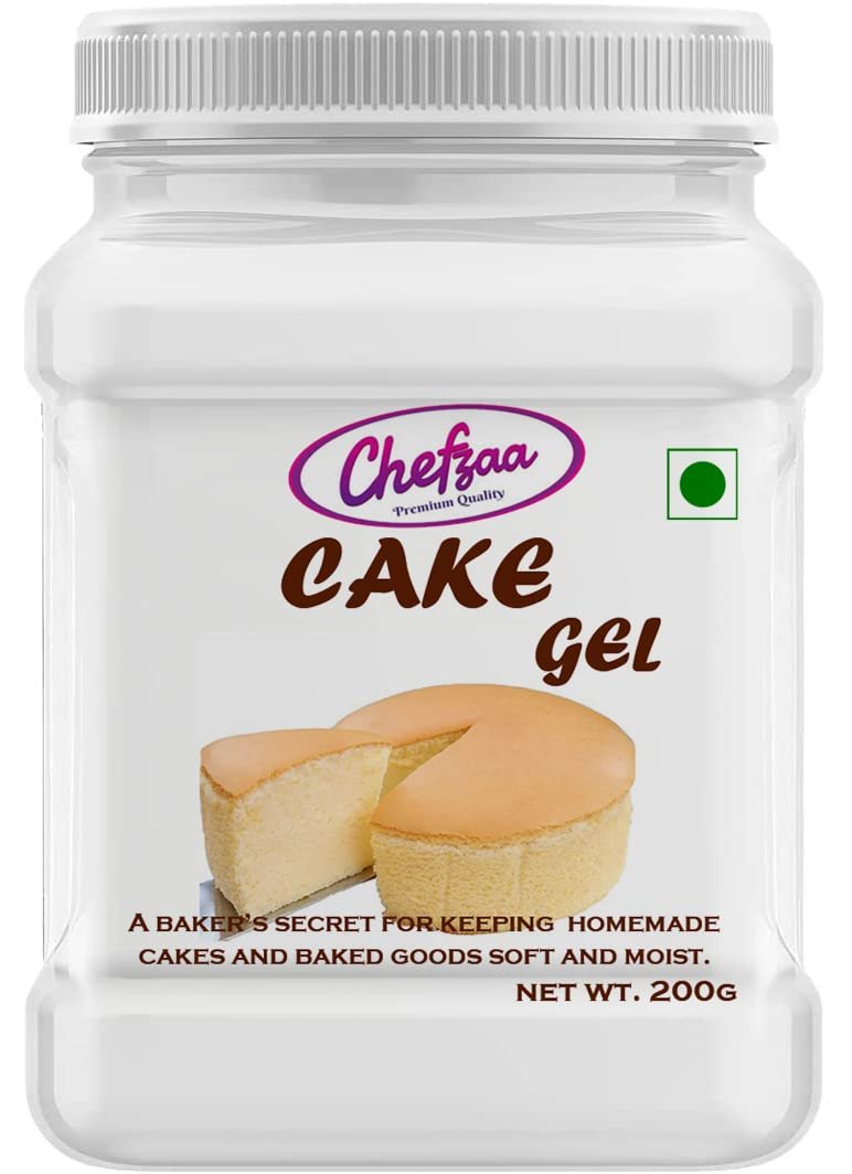 Chefzaa Cake Sponge Improver Useful When Making Cakes Emulsifier And Stabilizer Mix Raising Ingredient Semi Solid 200G